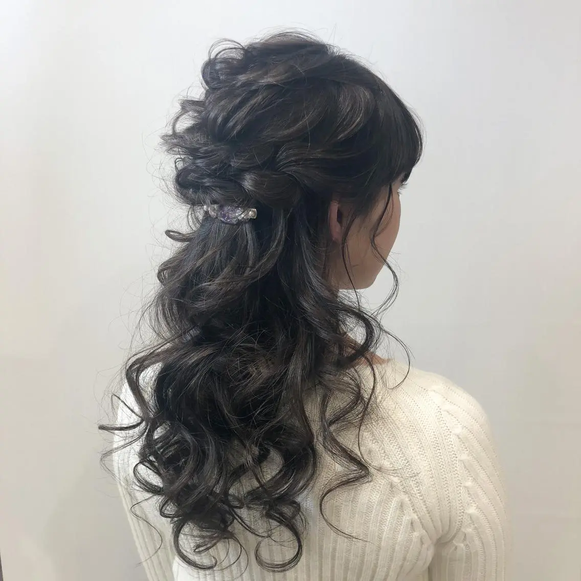 ロング ヘアアレンジ ハーフアップ KOTOMI .のマツエク・マツパデザイン