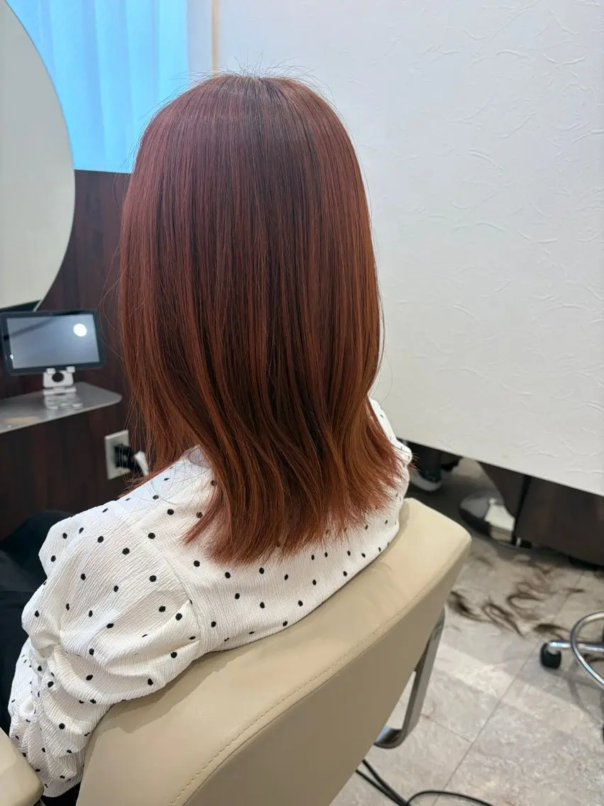 ミディアム くせ毛 髪質改善 カット ヘアカラー 大人ヘア✨髪質改善 ✨艶髪*今泉のヘアスタイル