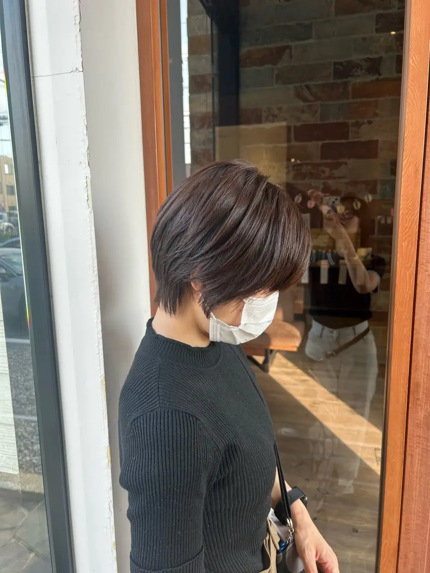 ショート ショートヘア カット 村松 麻菜のヘアスタイル