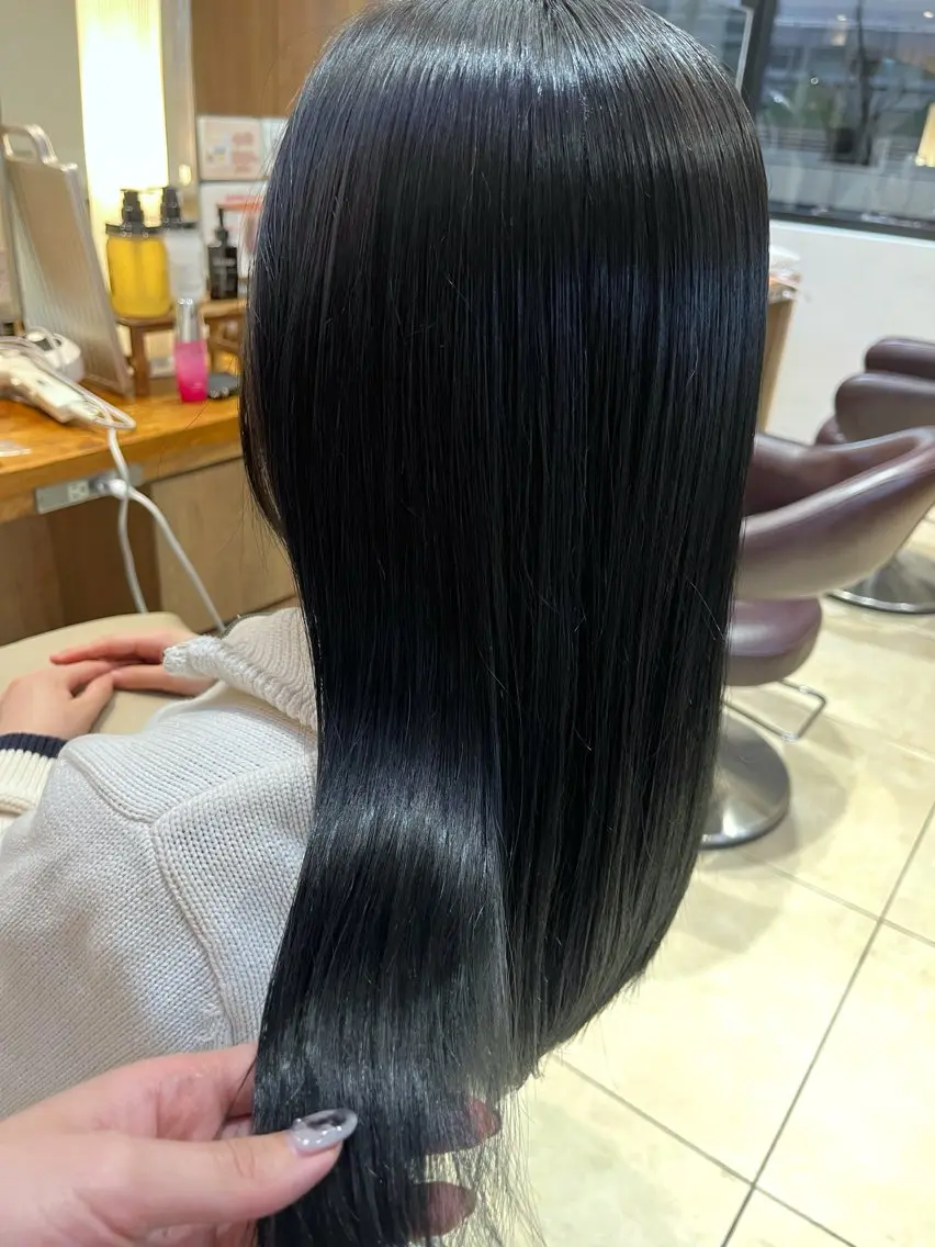 セミロング カラー カット ヘアカラー 奥山 沙季(大井町)のヘアスタイル