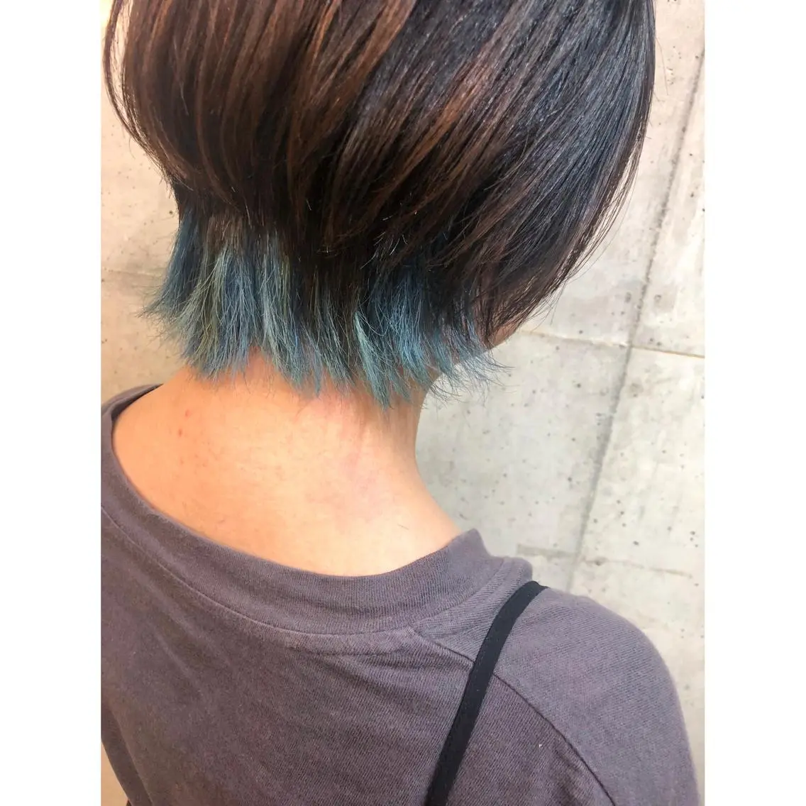 ミディアム カラー ブルーカラー カット ヘアカラー トリートメント ヘアセット センスをお届けします 大谷将生infpのヘアスタイル