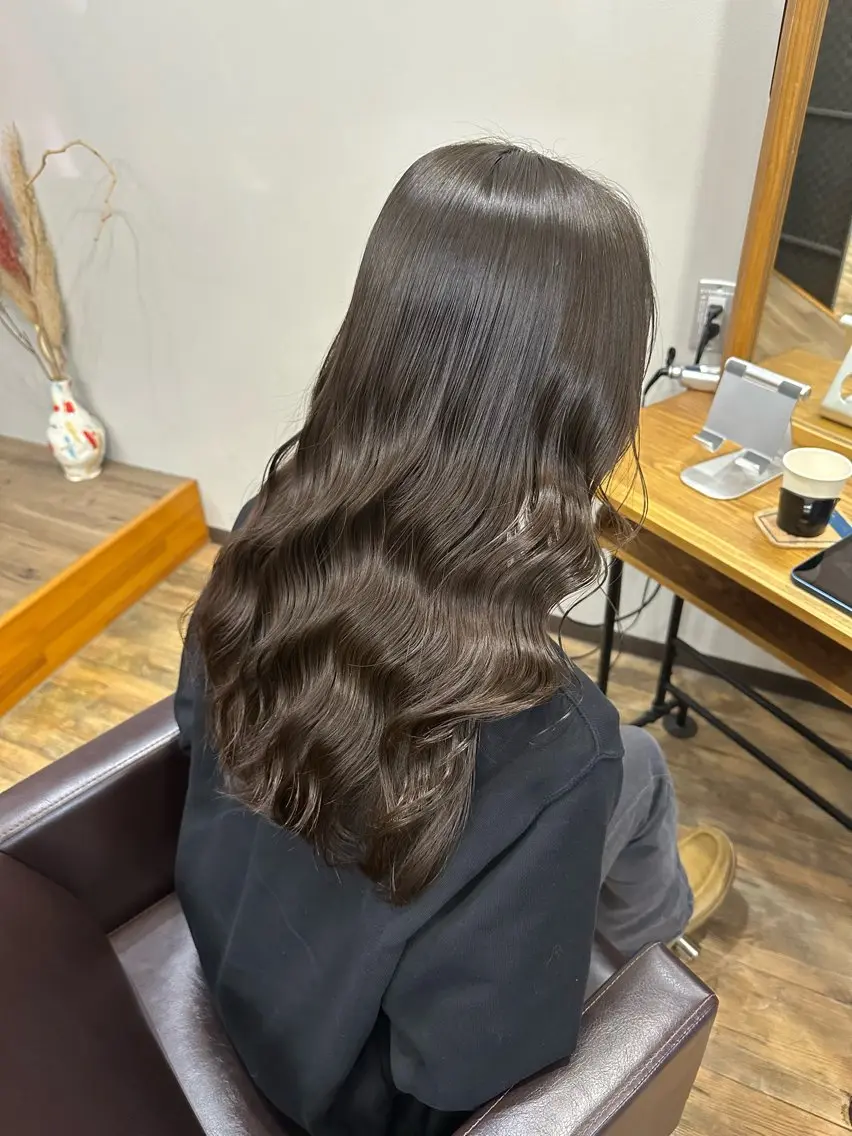 セミロング カラー minami ♡のヘアスタイル