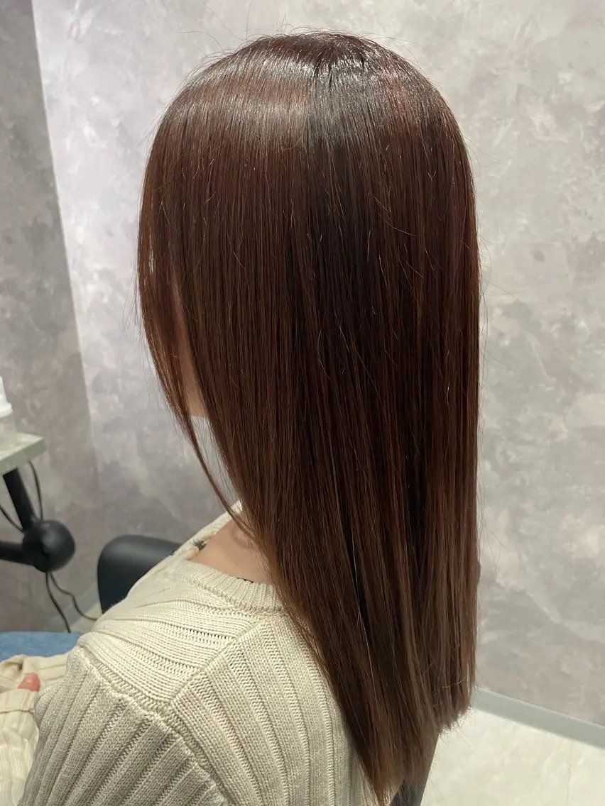 ロング 縮毛矯正 カット 縮毛矯正 ✨中野✨髪質改善✨ 野口虎剛のヘアスタイル