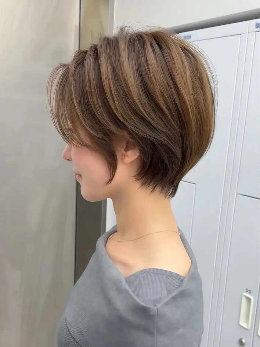 ショート カット ヘアカラー トリートメント じゅんぺい/ショート /名古屋/名駅のヘアスタイル