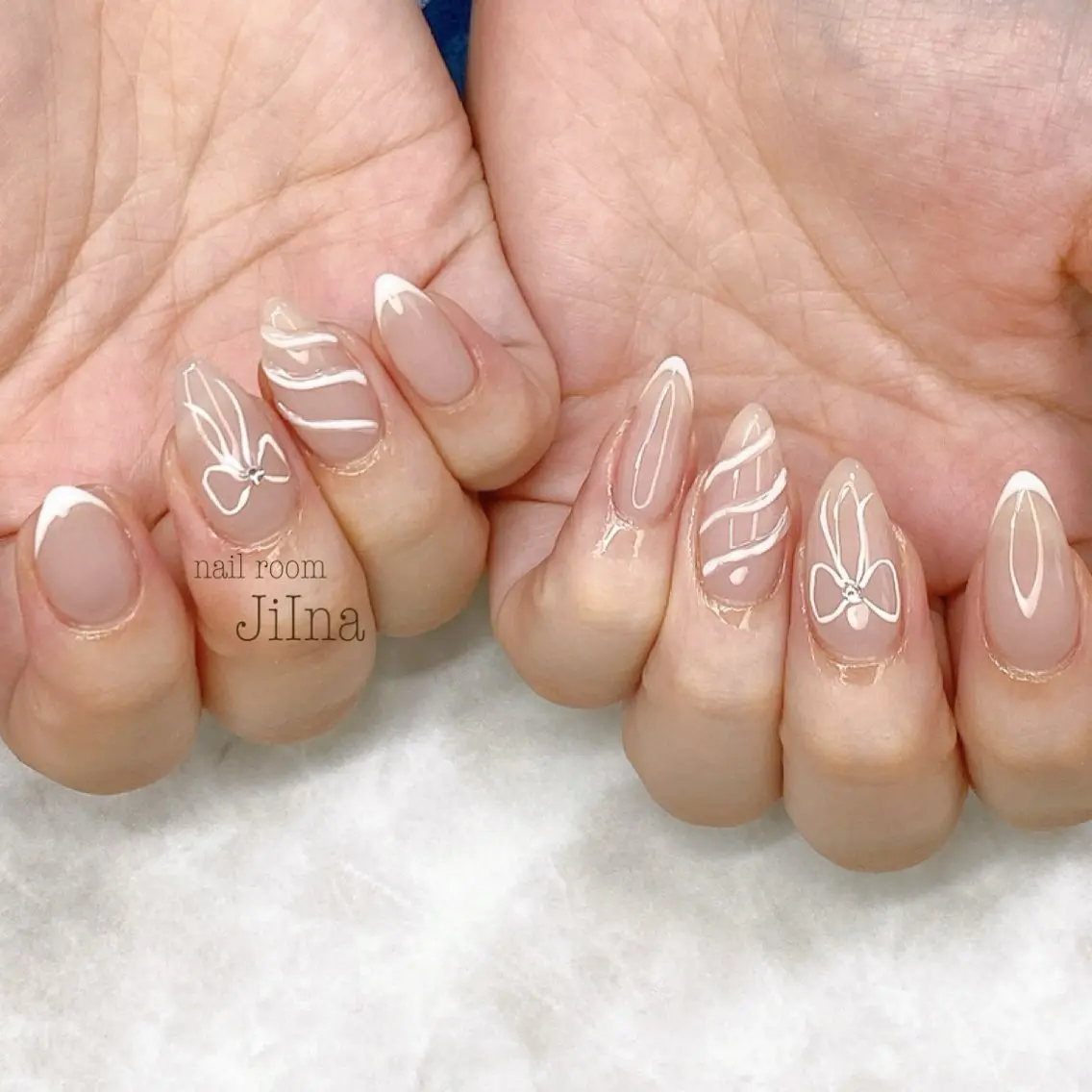 ネイル 持ち込み JiIna nailのネイルデザイン