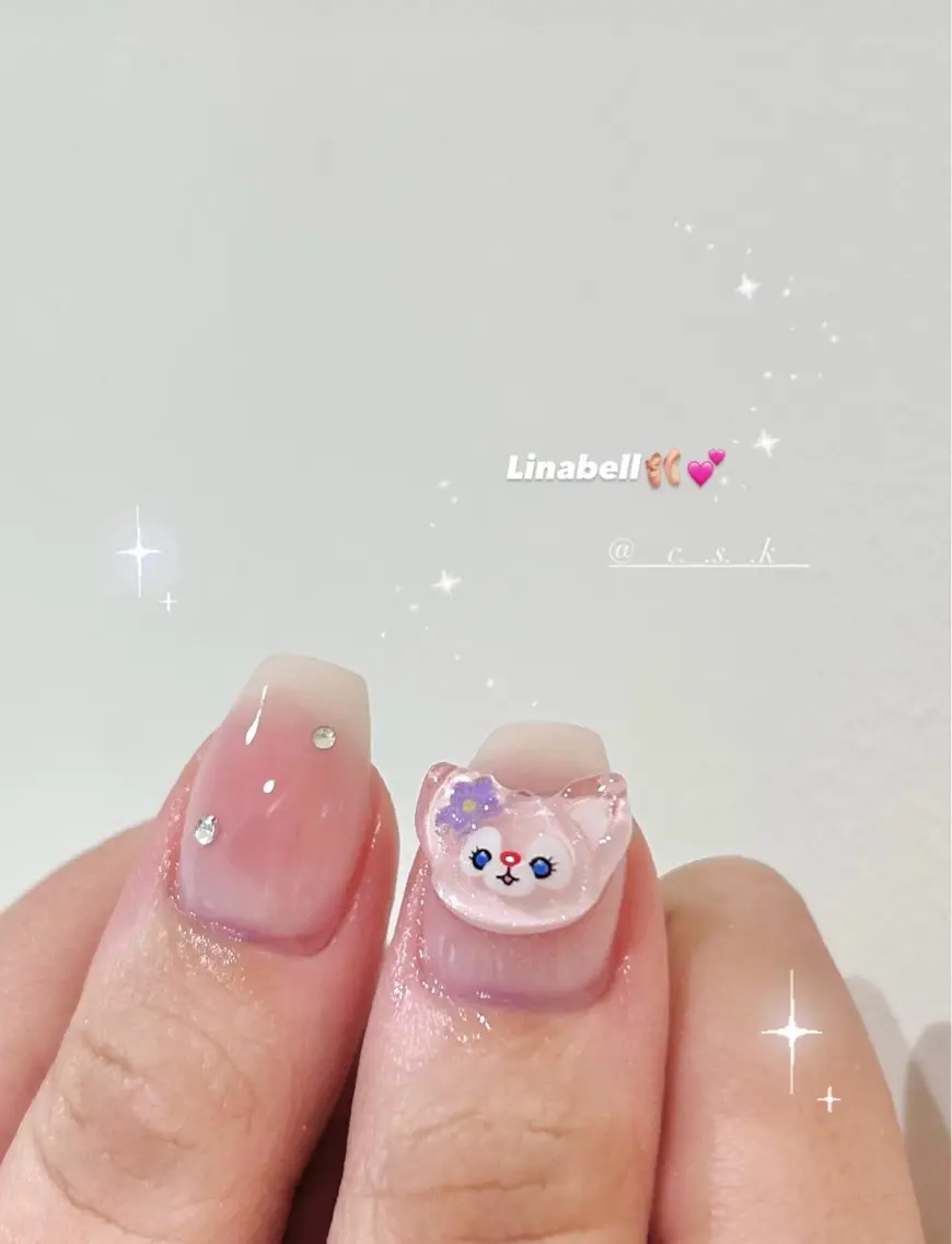 ネイル ハンドネイル 🎀チーク/ちゅるん 🫧chisa🎀のネイルデザイン