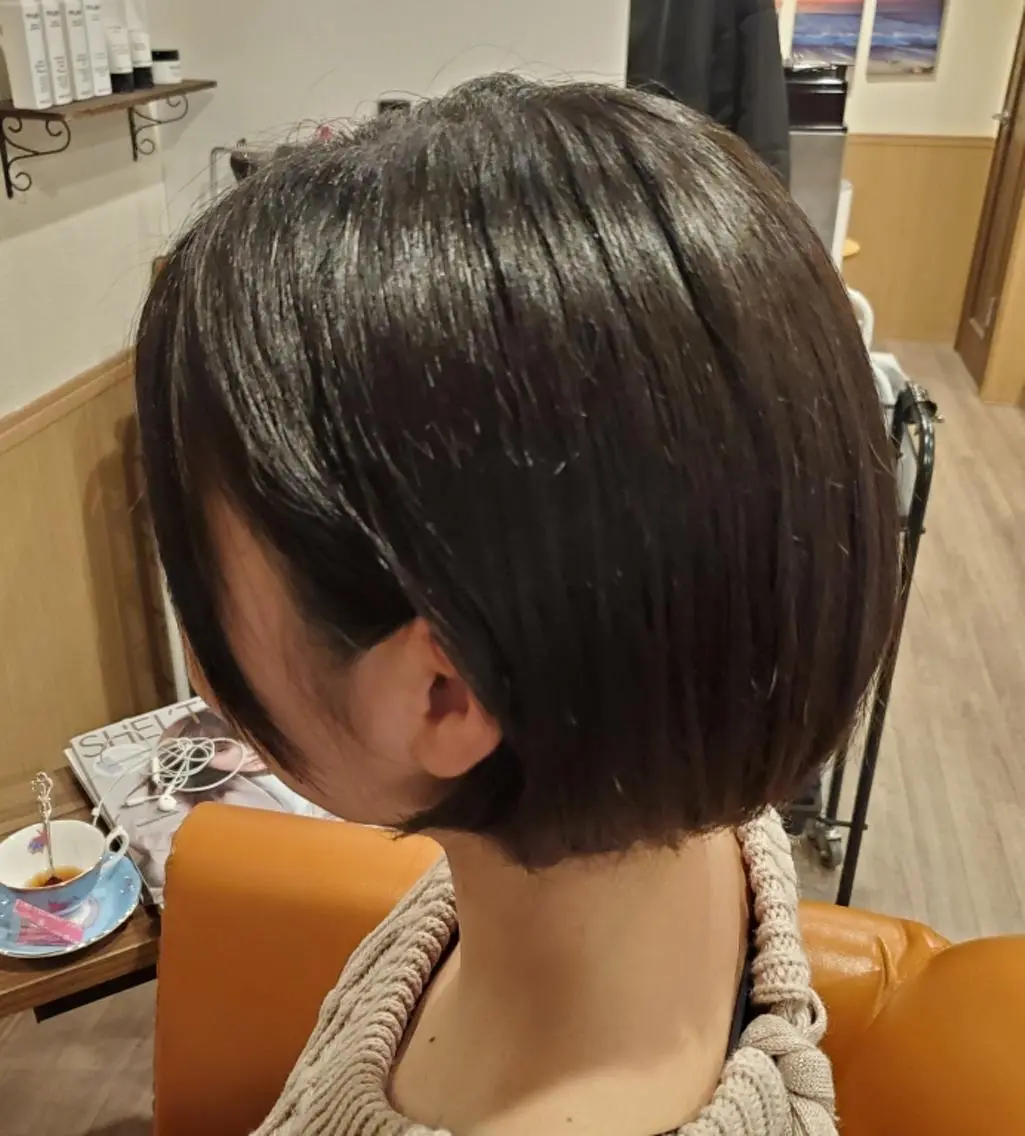 ショート カラー アディクシーカラー 外国人風カラー ショートヘア トリートメント カット ヘアカラー トリートメント spa hair ark 富井直美のヘアスタイル