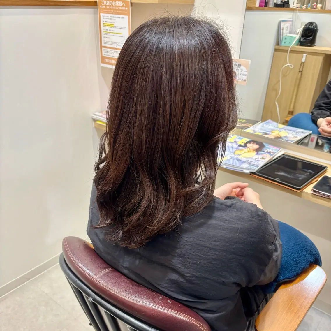 カラー ブラウンカラー ナチュラルブラウン ヘアカラー 川倉 羽未のヘアスタイル