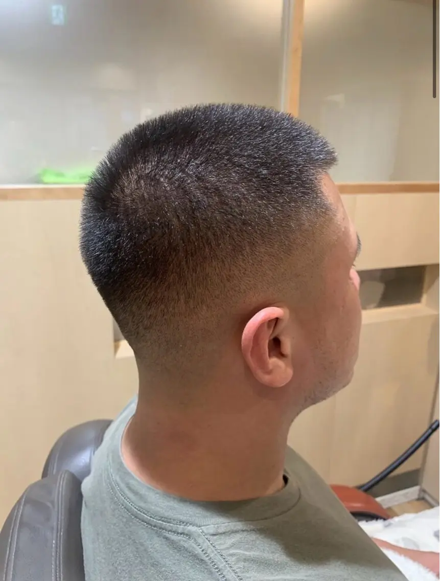 ショート メンズ ボウズ フェードカット カット 根橋享平/ メンズカット専門店のヘアスタイル