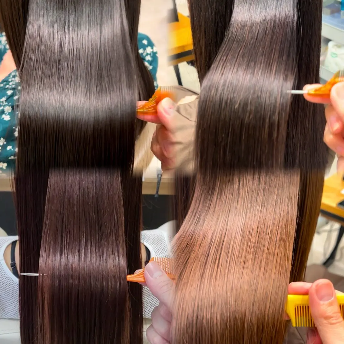 【人気No.1💇🏻♀️】新生活で美髪へ導くサラ艶髪質改善ストレート✨の写真
