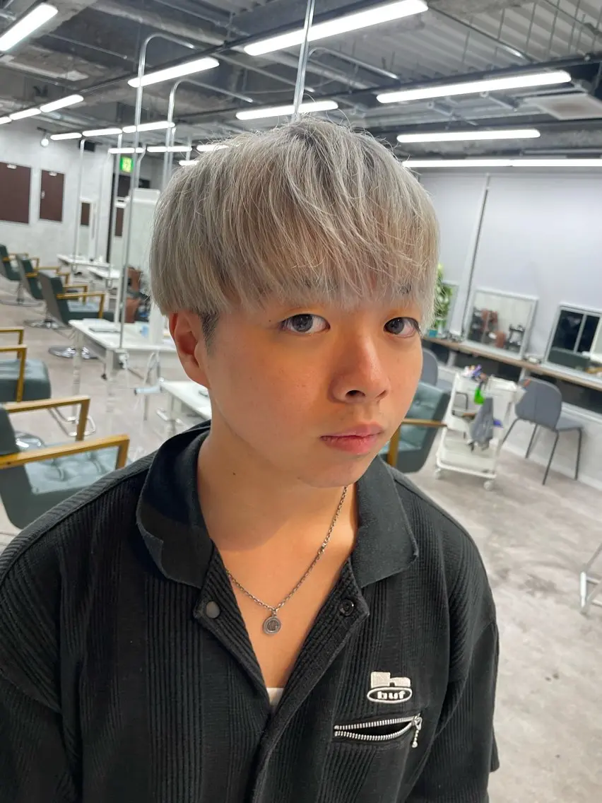ショート カラー メンズ カット ヘアカラー limit🦄店長 髪質改善KOUHEIのヘアスタイル