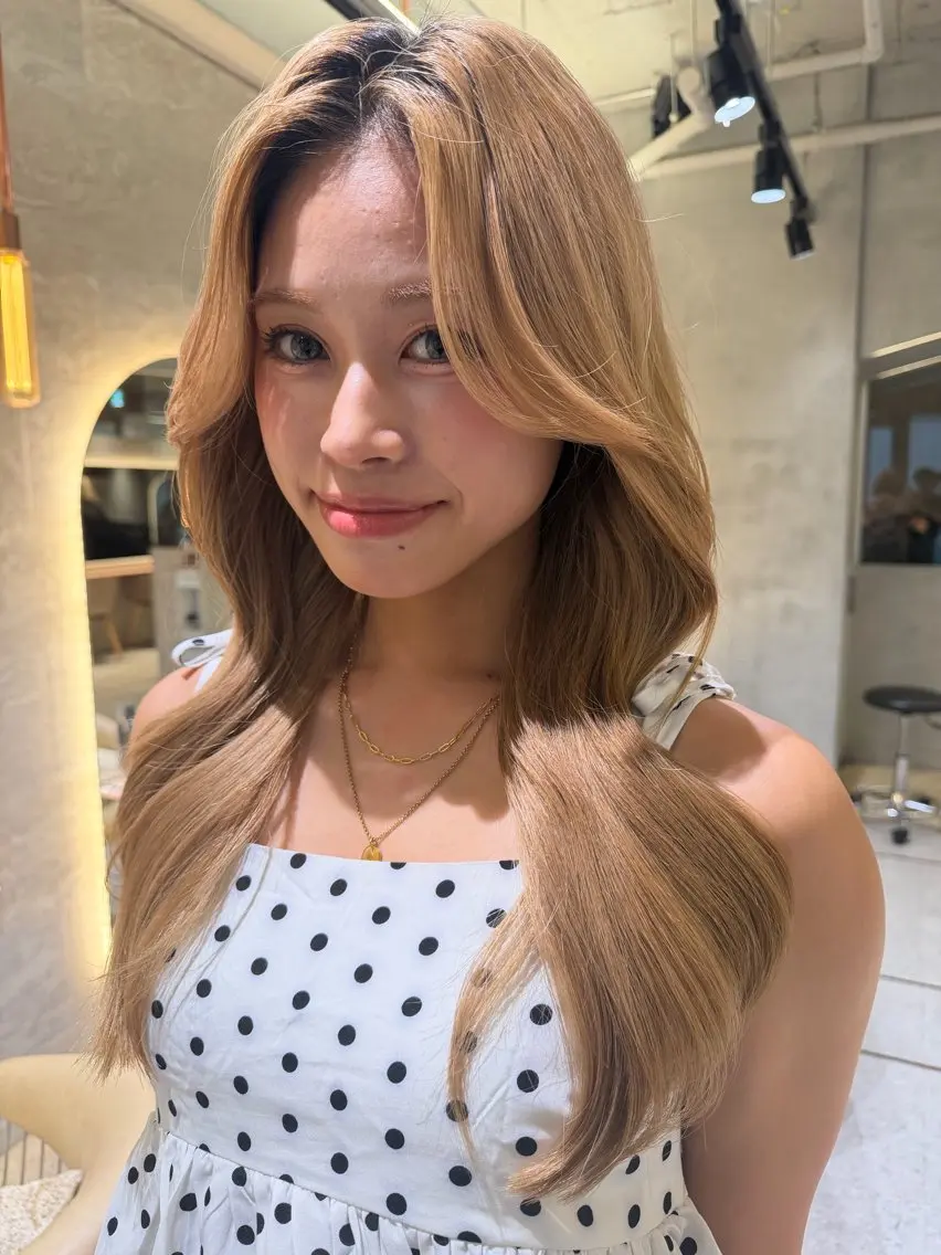 ロング カット トリートメント 🦋高屋敷陸🦋 レイヤー/ハイトーンのヘアスタイル