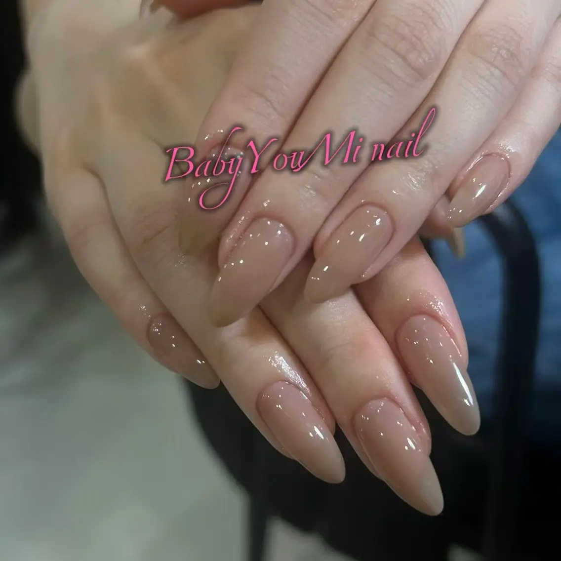 ネイル オーロラネイル チークネイル 成人式 フットネイル フレンチネイル ハンドネイル BabyYouMi nailのネイルデザイン