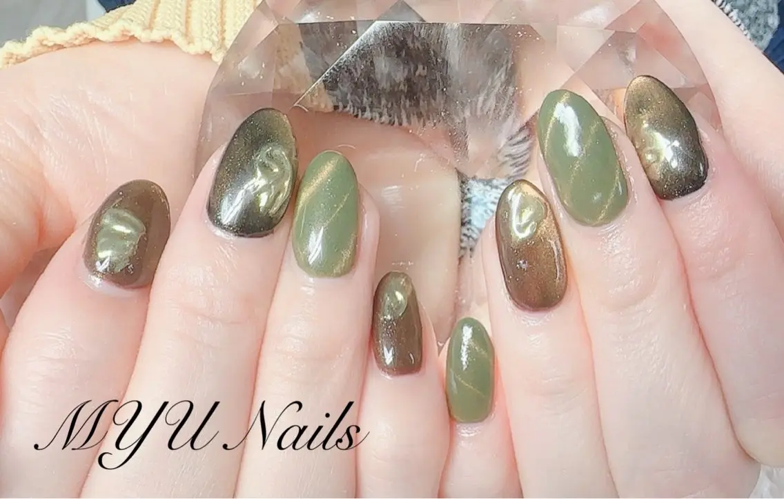 ネイル アートネイル ジェルネイル ゴールド 持ち込み ニュアンスネイル ニュアンスネイル🌈 MYU Nailsのネイルデザイン