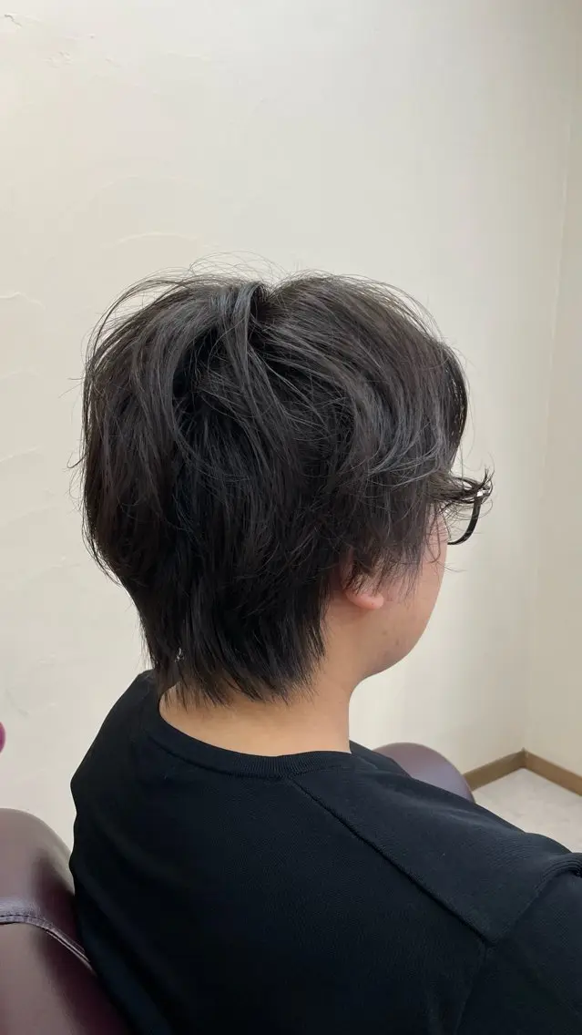 ショート パーマ カット I-FLAT 暮石悠菜のヘアスタイル