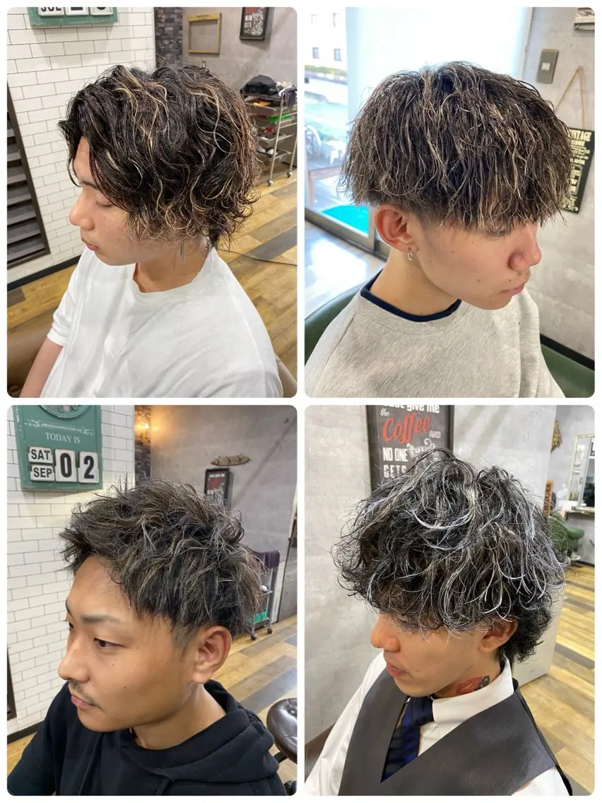 ショート 田中 裕也のヘアスタイル