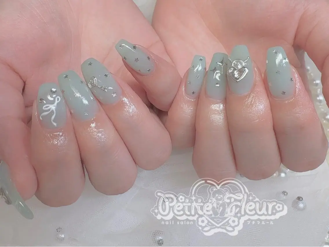 ネイル ハンドネイル ❁⃘*。Petite fleur❁⃘*りさのネイルデザイン
