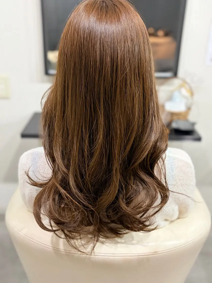 カラー ヘアカラー ストレート/カラー 特化雪本☃️のヘアスタイル