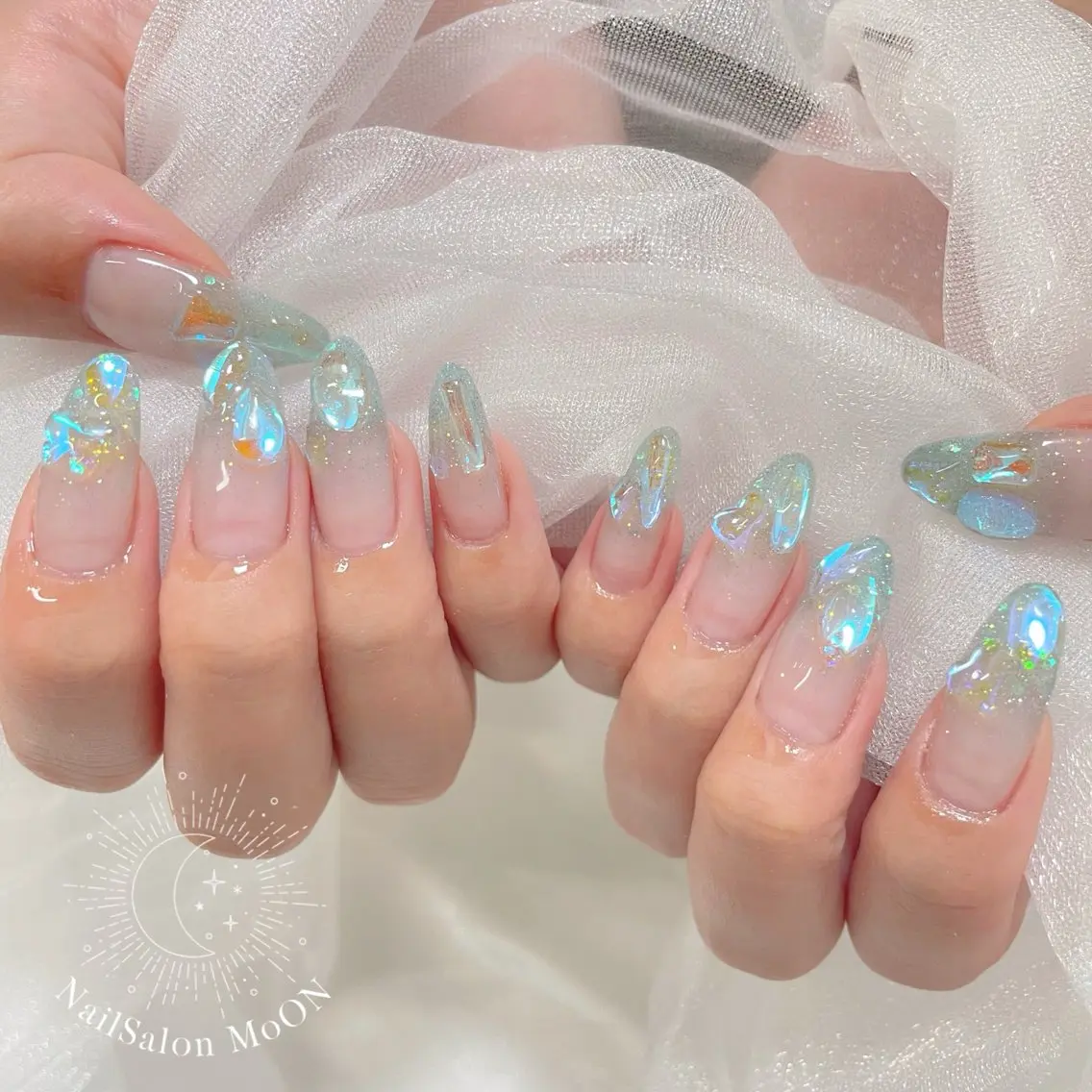 ネイル ハンドネイル ハンドケア MoON...❤︎ MeGuのネイルデザイン