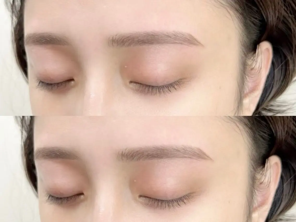 【男性もおすすめ🚹】一気に垢抜け✨✨美眉スタイリング+眉毛染め💕(wax脱毛+間引き+カット+メイク)の写真