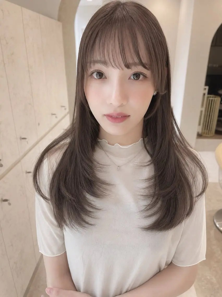 ロング レイヤー 翔のヘアスタイル