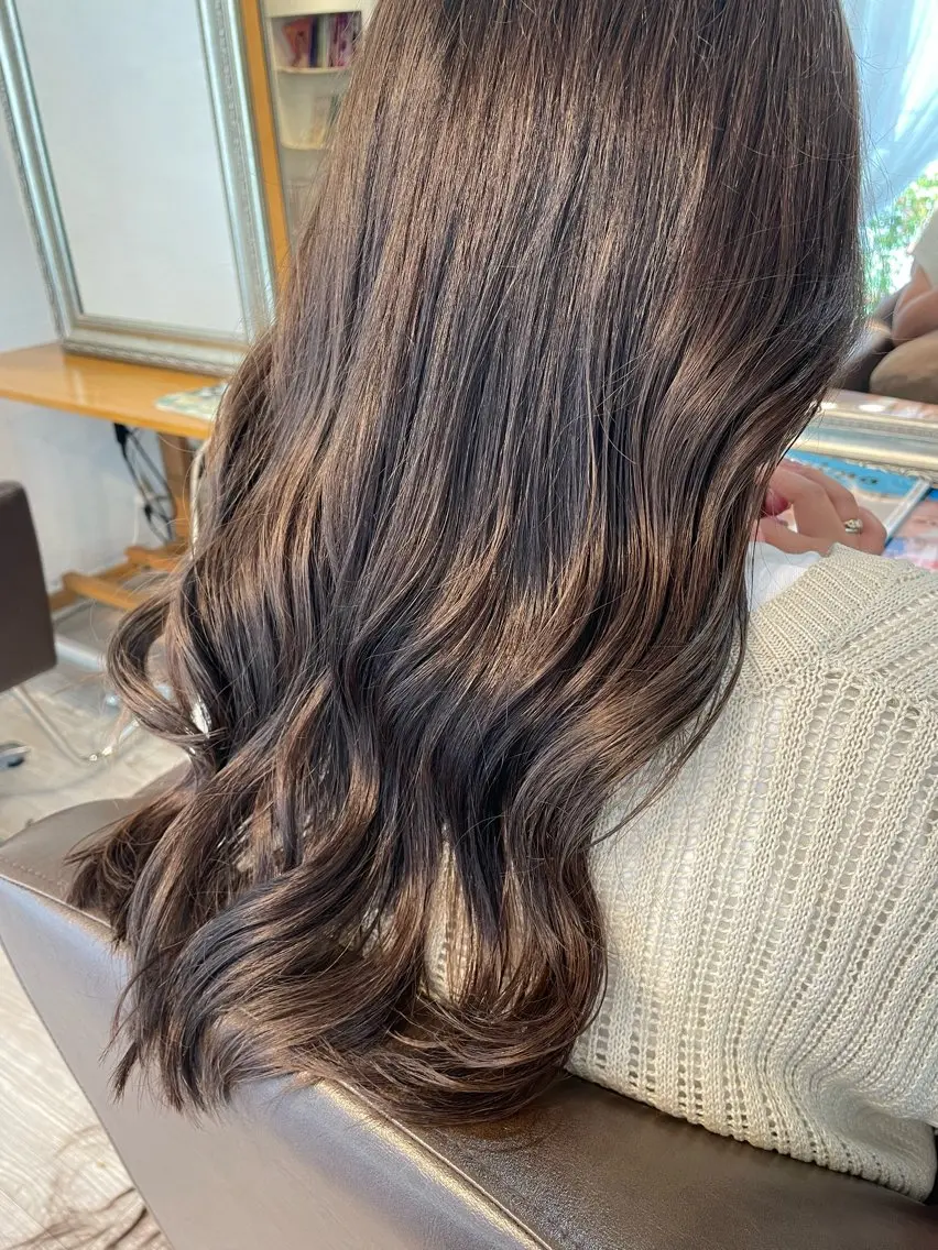 ワンカラー🌷🌈＋ハホニコトリートメント✨の写真