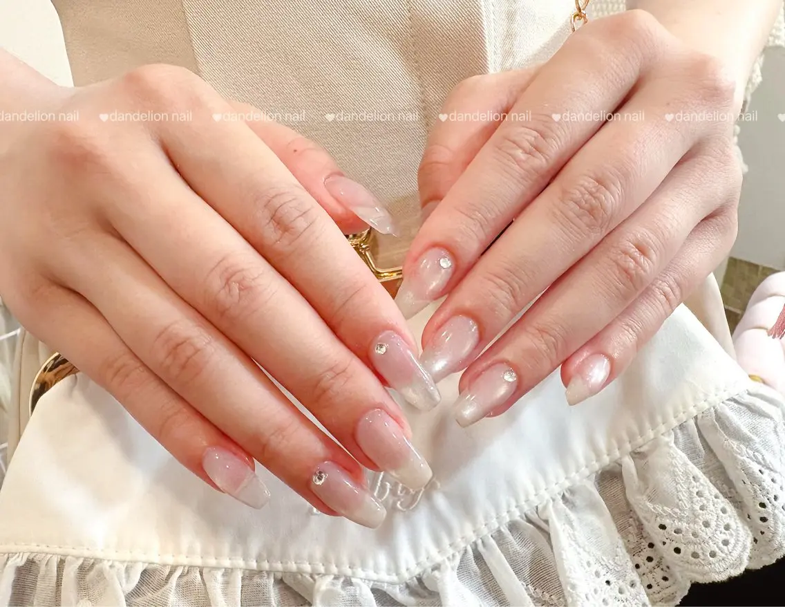 ネイル マグネットネイル マグネットワンカラー ワンカラーネイル ハンドネイル dandelion nail北千住のネイルデザイン