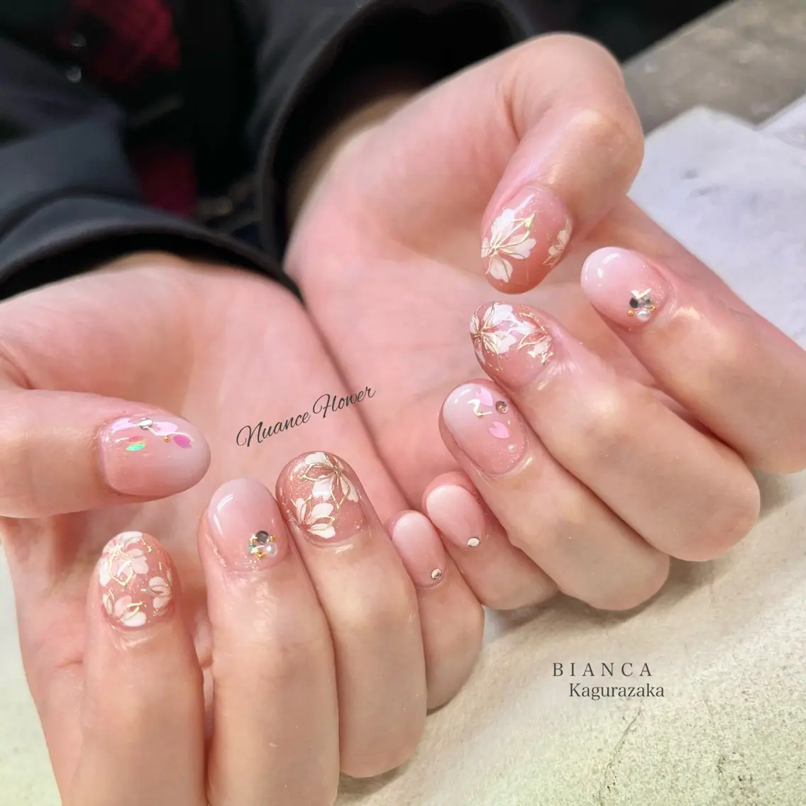 ネイル 持ち込み ハンドネイル BIANCA Ouchidaのネイルデザイン