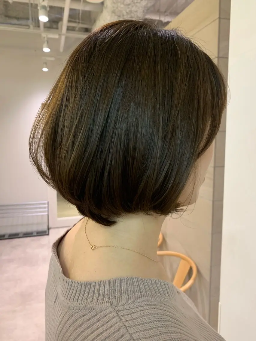 ショート カラー ショートボブ ショートレイヤー ベージュカラー ボブ レイヤーカット 🫧 みゆ🫧のヘアスタイル