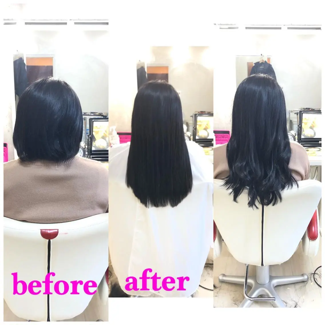 ロング エクステ 🌸ドレスアップ 心斎橋店🌸のヘアスタイル