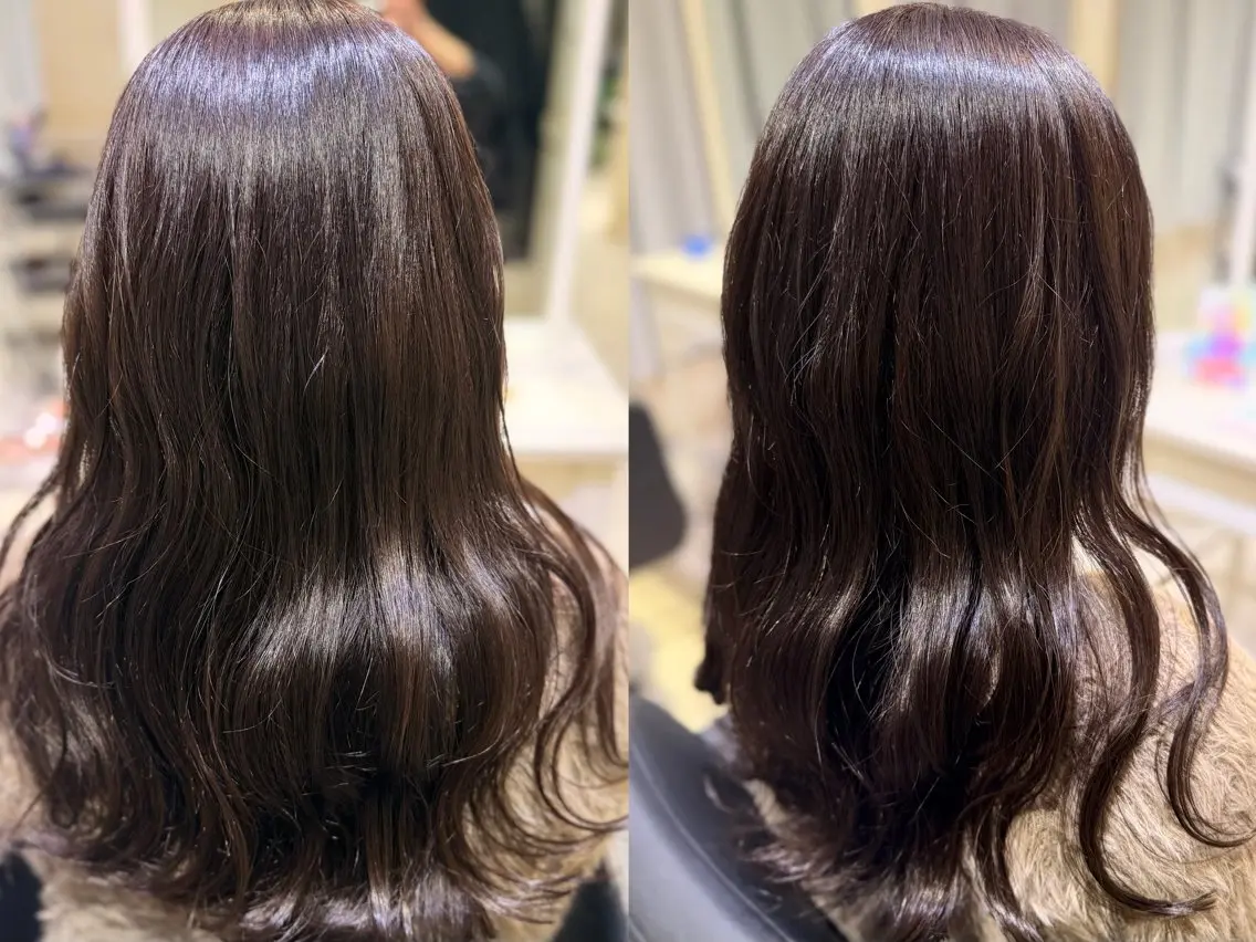 セミロング カラー 艶髪✨　徳丸 瞭のヘアスタイル