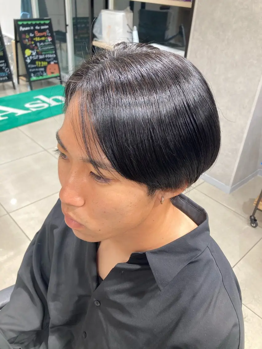 パーマ メンズ 縮毛矯正 メンズ比率エリア No.1/林慶太のヘアスタイル