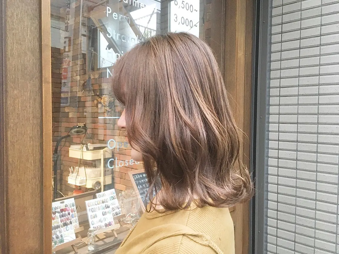 【🉐平日限定🌸】似合わせカット＋透明感カラー＋トリートメント💎口コミ高評価💯仕上がり満足度◎の写真