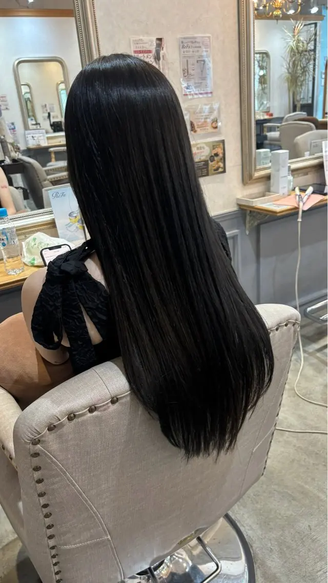 ロング ヘアカラー 美容室 sanctuaryのヘアスタイル