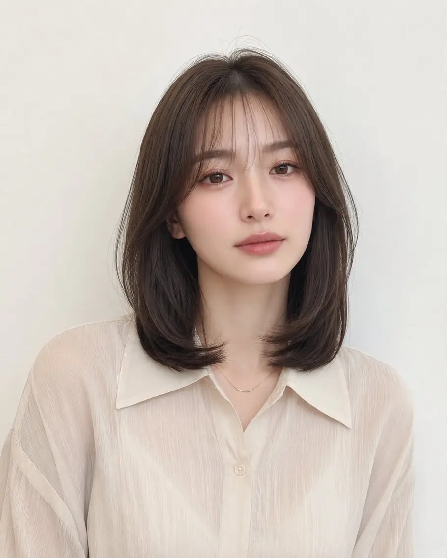 ミディアム カラー カット ヘアカラー トリートメント 新宿/モテ🤍 トレンドヘア/ワカナのヘアスタイル