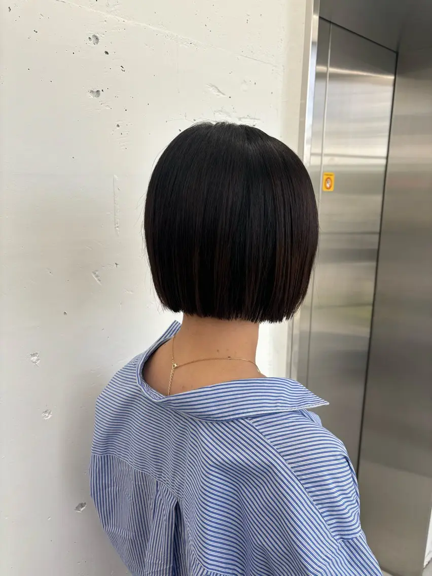 🥞ボブカット+ツヤカラー+補修トリートメント+シャンプーブロー🥞の写真