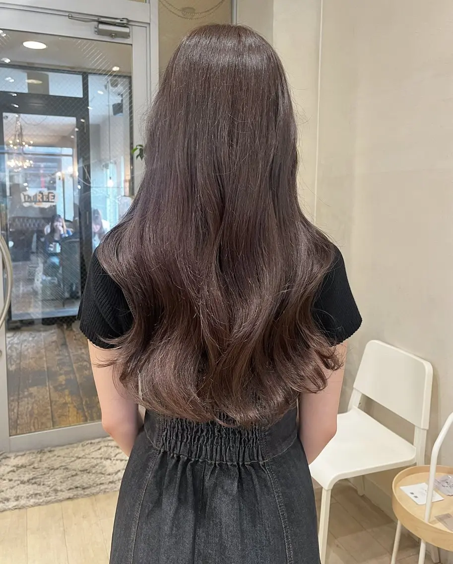ロング カラー ヘアカラー トリートメント nakahara madokaのヘアスタイル