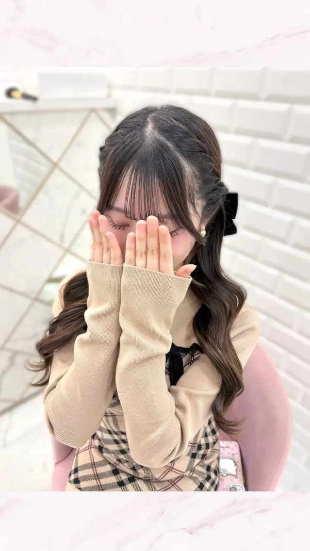 ロング ヘアアレンジ ヨシンモリ ゆうひ🎀艶カラー/ ヘアメ/チョコカラーのヘアスタイル