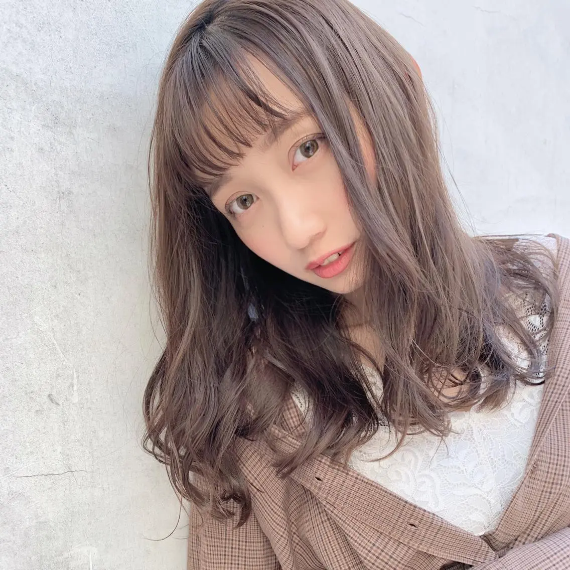 セミロング カラー 髪質改善☆ 縮毛矯正miyuのヘアスタイル