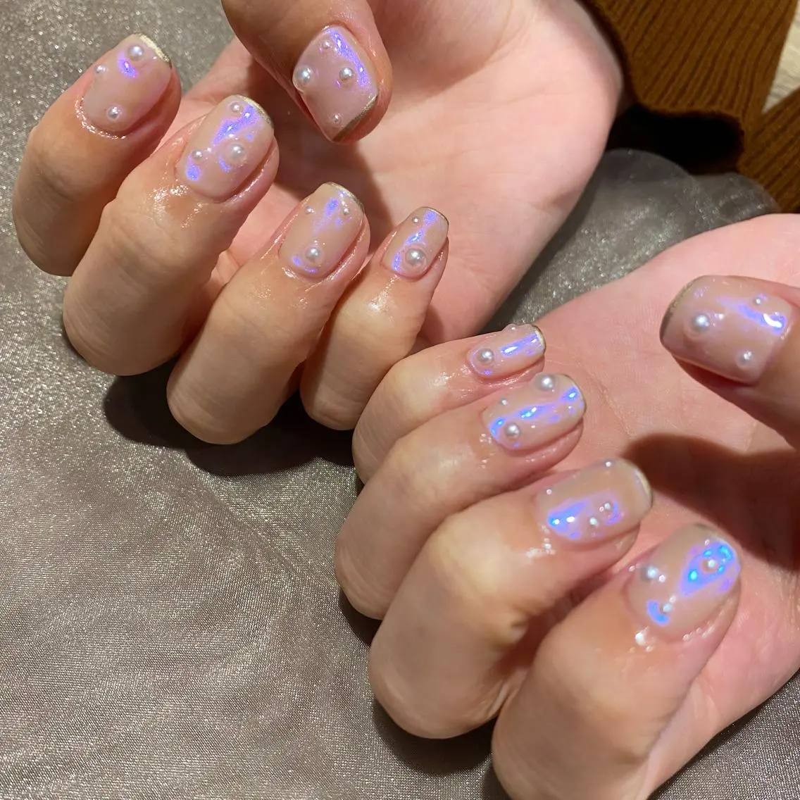 ネイル ニュアンスネイル ハンドネイル RINO AMANE nailのネイルデザイン
