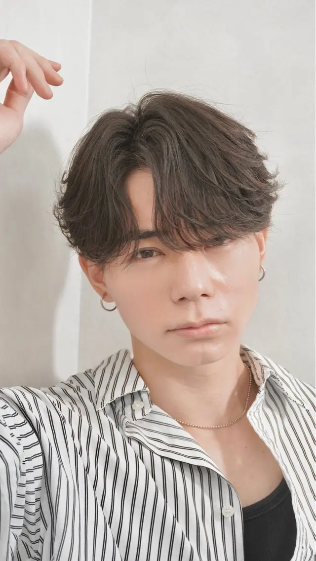 パーマ メンズ カット パーマ LUCEY TSUBASAのヘアスタイル