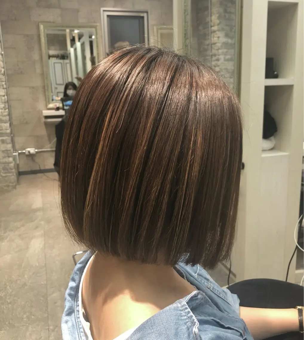 ✨🍊似合わせカット＋リタッチカラー＋4stepトリートメント🍊✨の写真