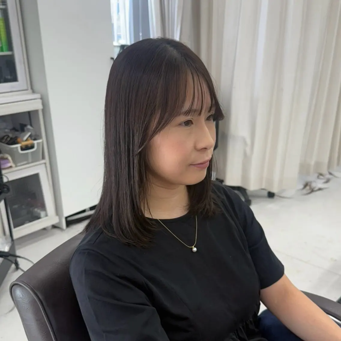 ミディアム 榎本雪来⛄️ メンズカット✂️のヘアスタイル