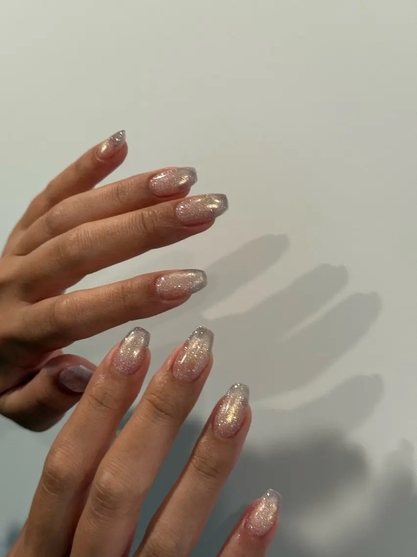ネイル ニュアンスネイル パープル ハンドネイル nr. nayuのネイルデザイン