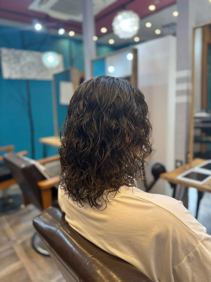 パーマ メンズ カット パーマ パーマ/縮毛矯正🍀 鎌田 和希のヘアスタイル