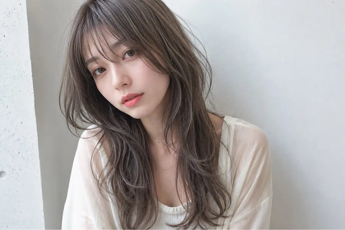 セミロング ヘアカラー 木村 賢太のヘアスタイル