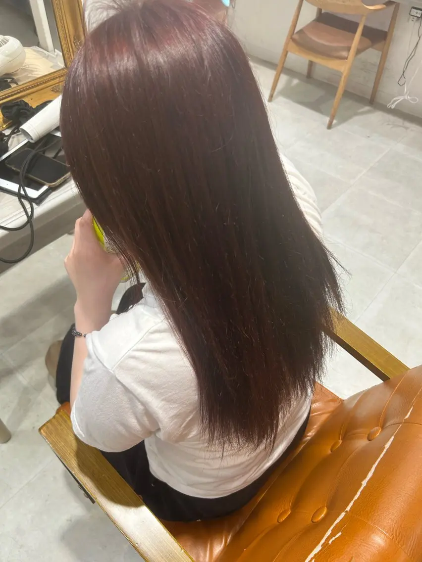 カラー 加藤大輔/浦和/ ブリーチなし艶カラーのヘアスタイル