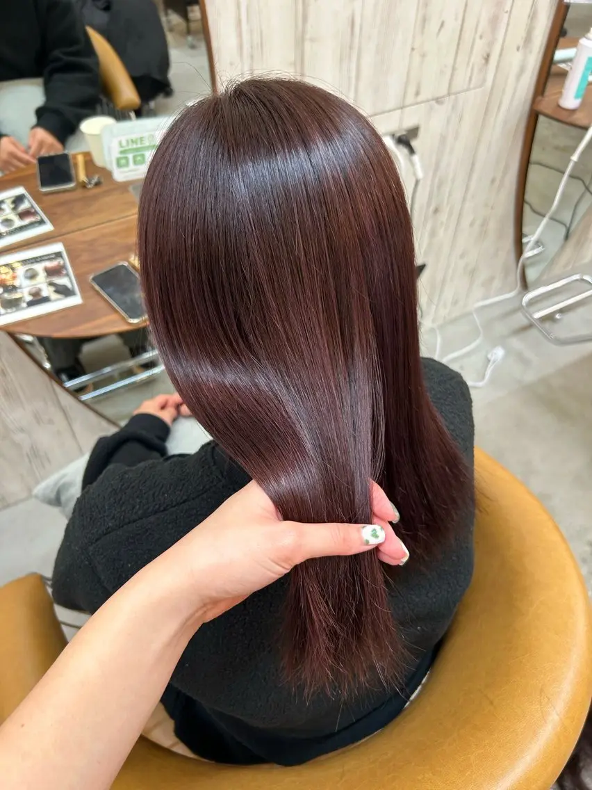 【季節限定☀️】夏のうる艶カラー➕超音波treatment🧡⚠︎カラーのみ/暖色カラー/オリーブベージュの写真