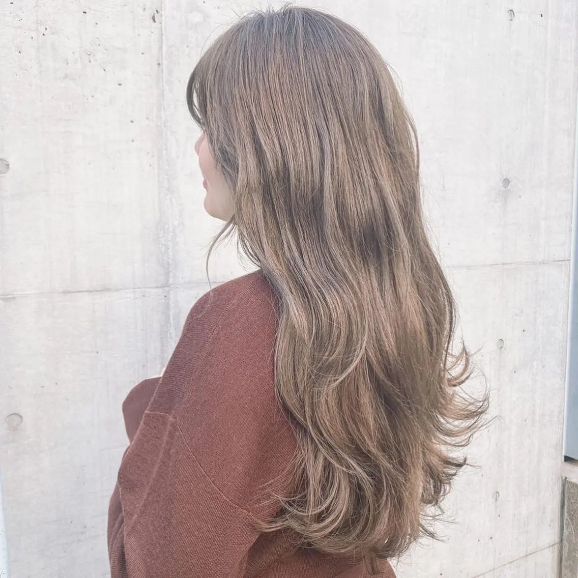 ロング カラー マンツーマン 美容師💚コウブチのヘアスタイル