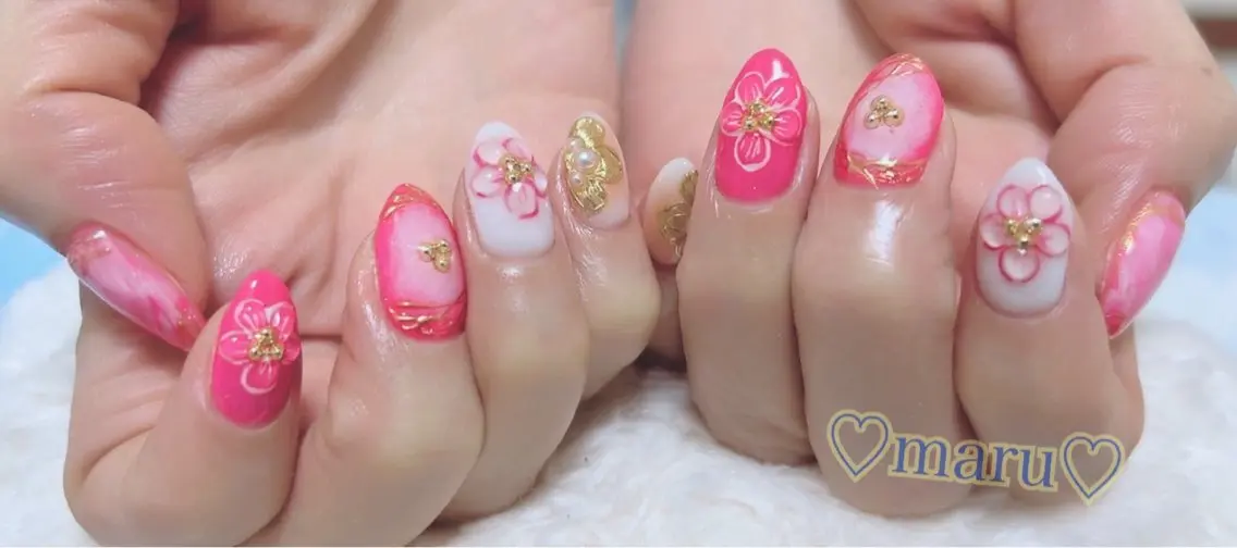 ネイル ハンドネイル フットネイル まるみ ♡のその他イメージ